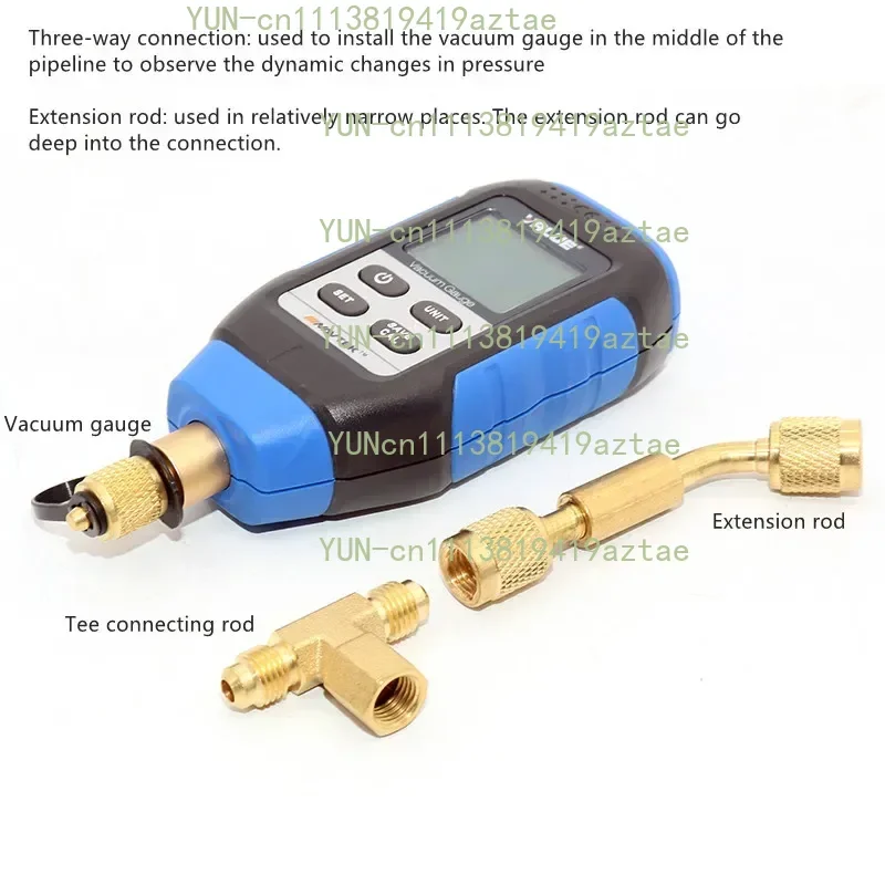 Intelligent Digital Vacuum Gauge Laboratory Refrigeration System Vacuum High Precision Digital Display 0-10000P