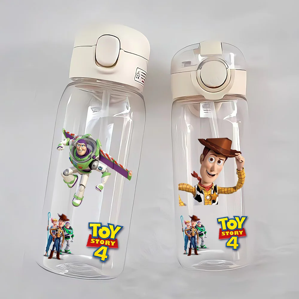 

Toy Story 400ML/600ML Portable Sports PC Straw Cup Outdoor Camping Fitness Large Capacity Water Bottle Woody Buzz Jessie Gift