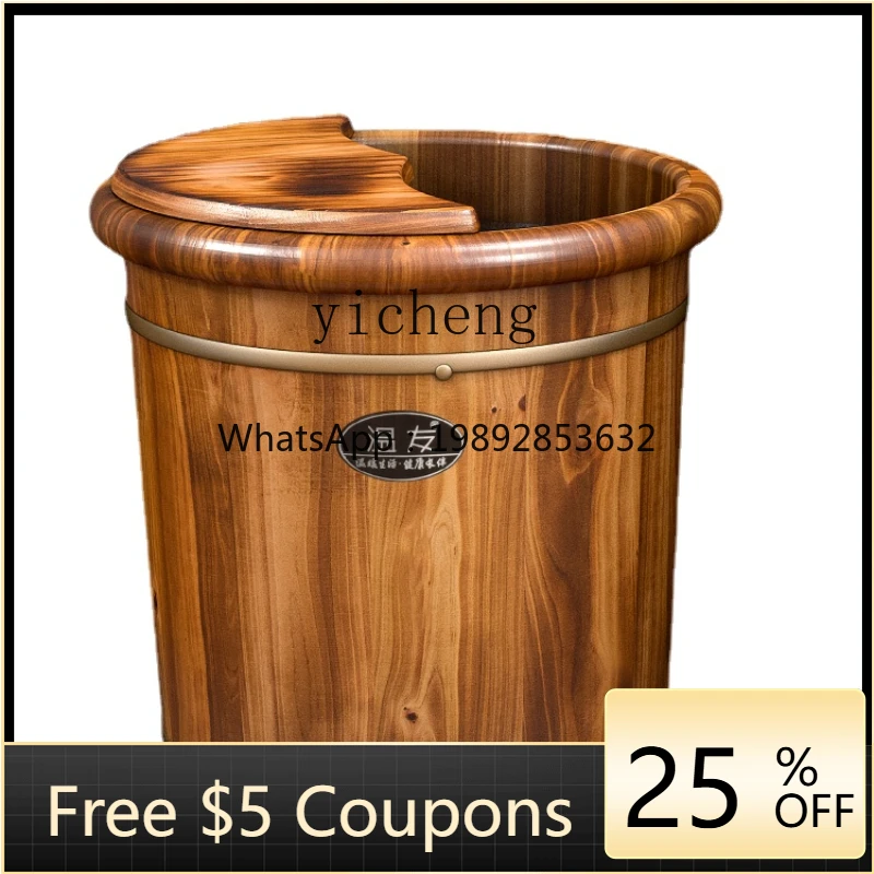 

Quality Feet Bathing Tub over Solid Wood Foot Barrel Insulation Wooden Barrel Wash Foot Basin Foot Bath Cabinet
