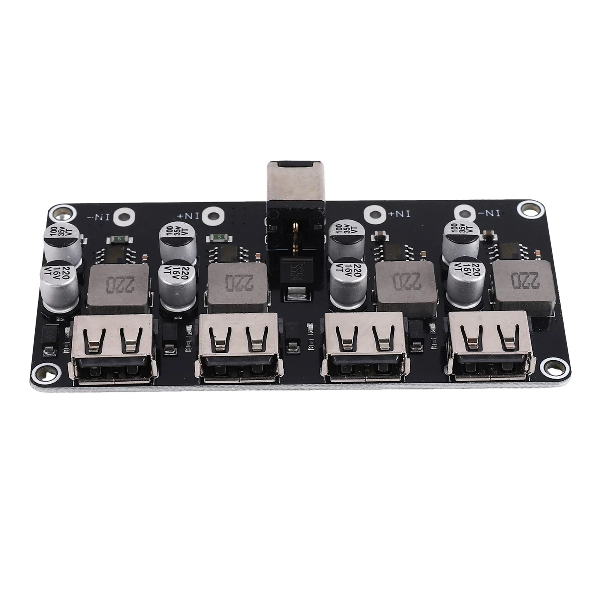 AT77 QC3.0 QC2.0 USB-плата быстрой зарядки 4XUSB-порт DC-DC преобразователь DC12V-30V в DC 3-12V модуль зарядки