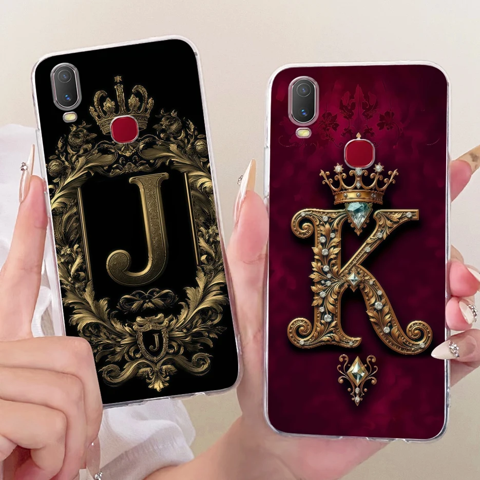 ل Vivo Y11 2019 حافظة Vivo Y12 Y15 Y17 غطاء رسائل فاخرة لينة سليم جراب هاتف ل Vivo Y15 Y 12 17 VivoY11 1906 Fundas Coque