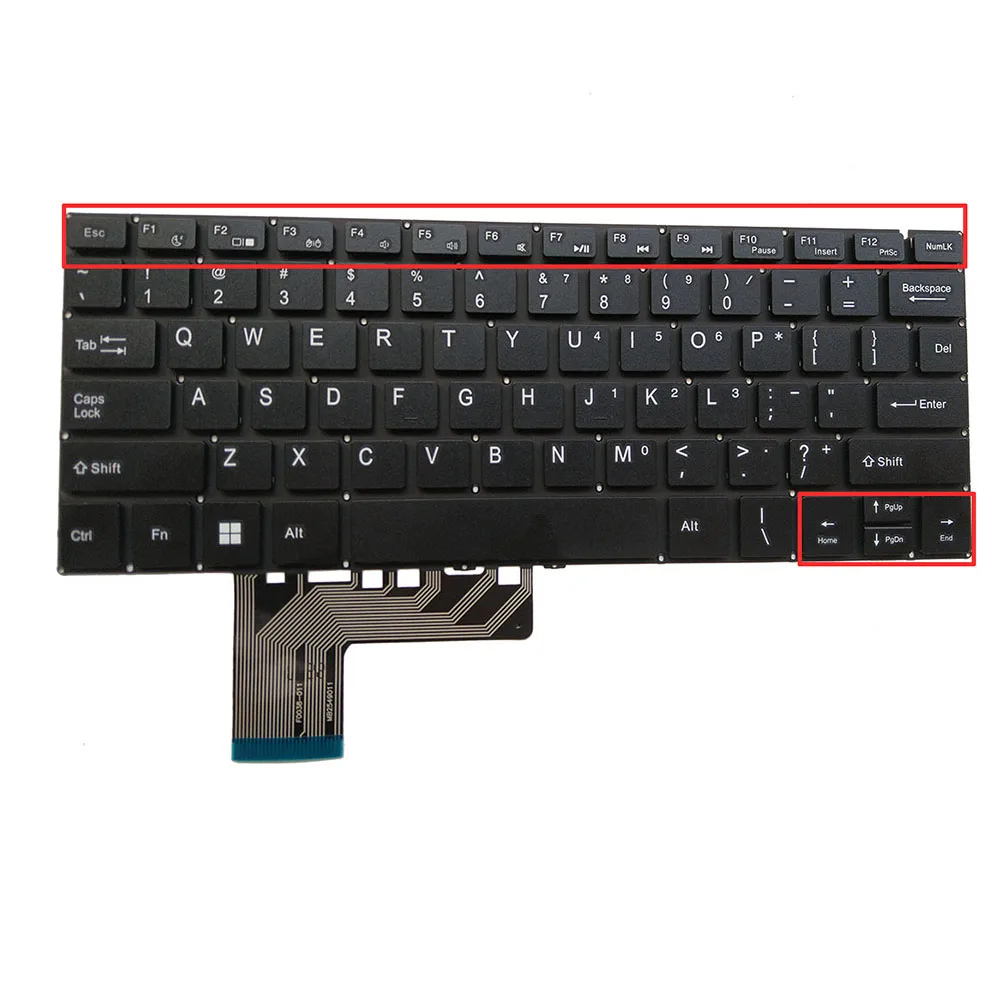 Teclado do portátil dos EUA para Gateway, GWTC116-2, GWTC116-2BK, GWTC116-2BL, GWTC116-2IN