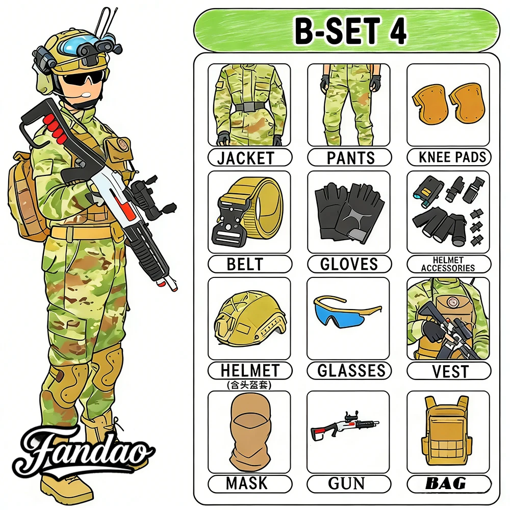 

Role Play Helmet Set Airsoft Camouflage Combat Shirt Pants Boys Us Army Military Uniform For Field Hunting Camping Clothing Use