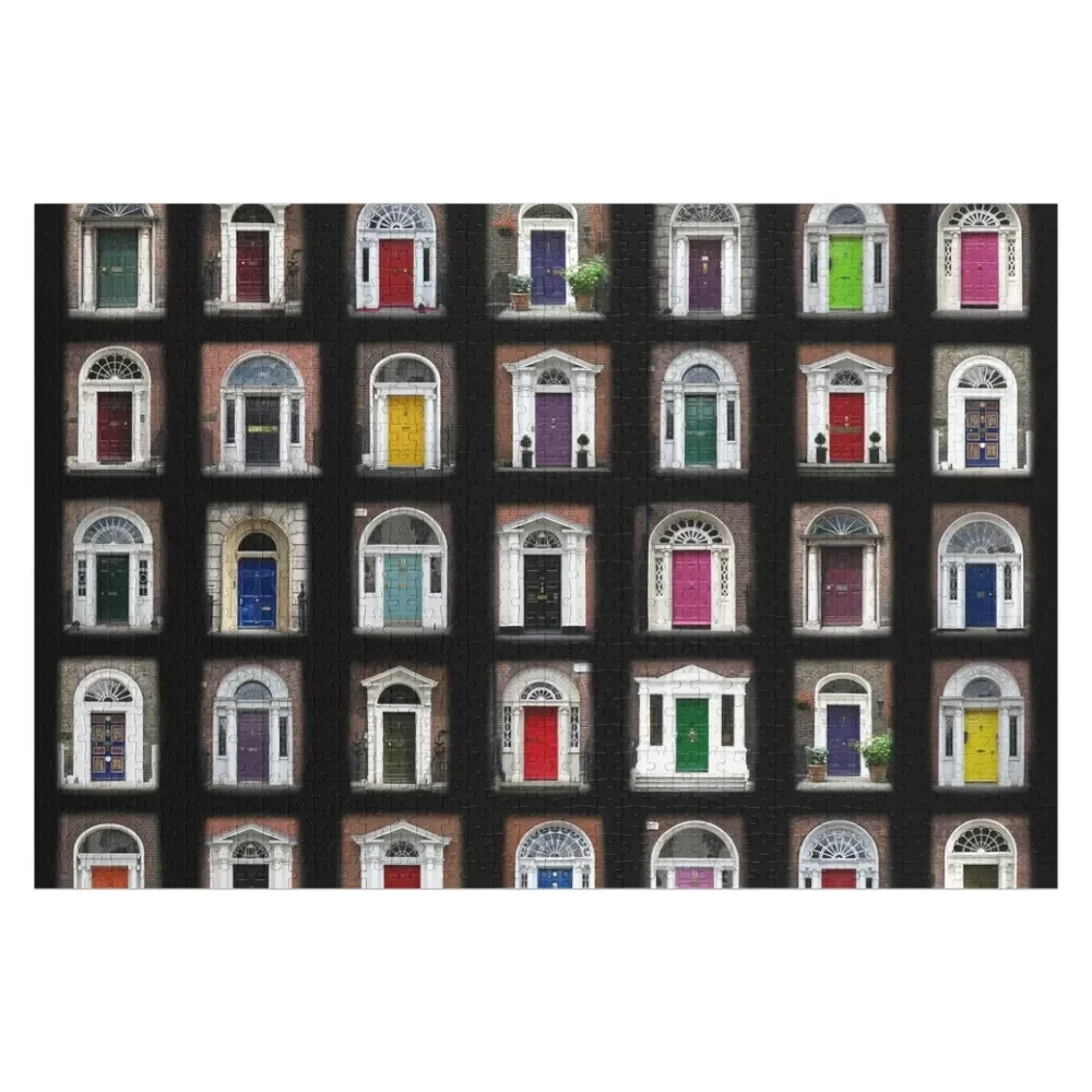 

Dublin Doors Jigsaw Puzzle Customizable Child Gift Wooden Decor Paintings Picture Puzzle