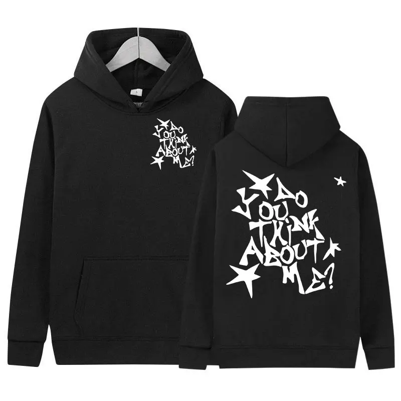 

Рэпер NSQK DO YOU THINK ABOUT ME Tour 2025 новые толстовки с принтом для мужчин и женщин, модная толстовка высокого качества, одежда в стиле хип-хоп с капюшоном