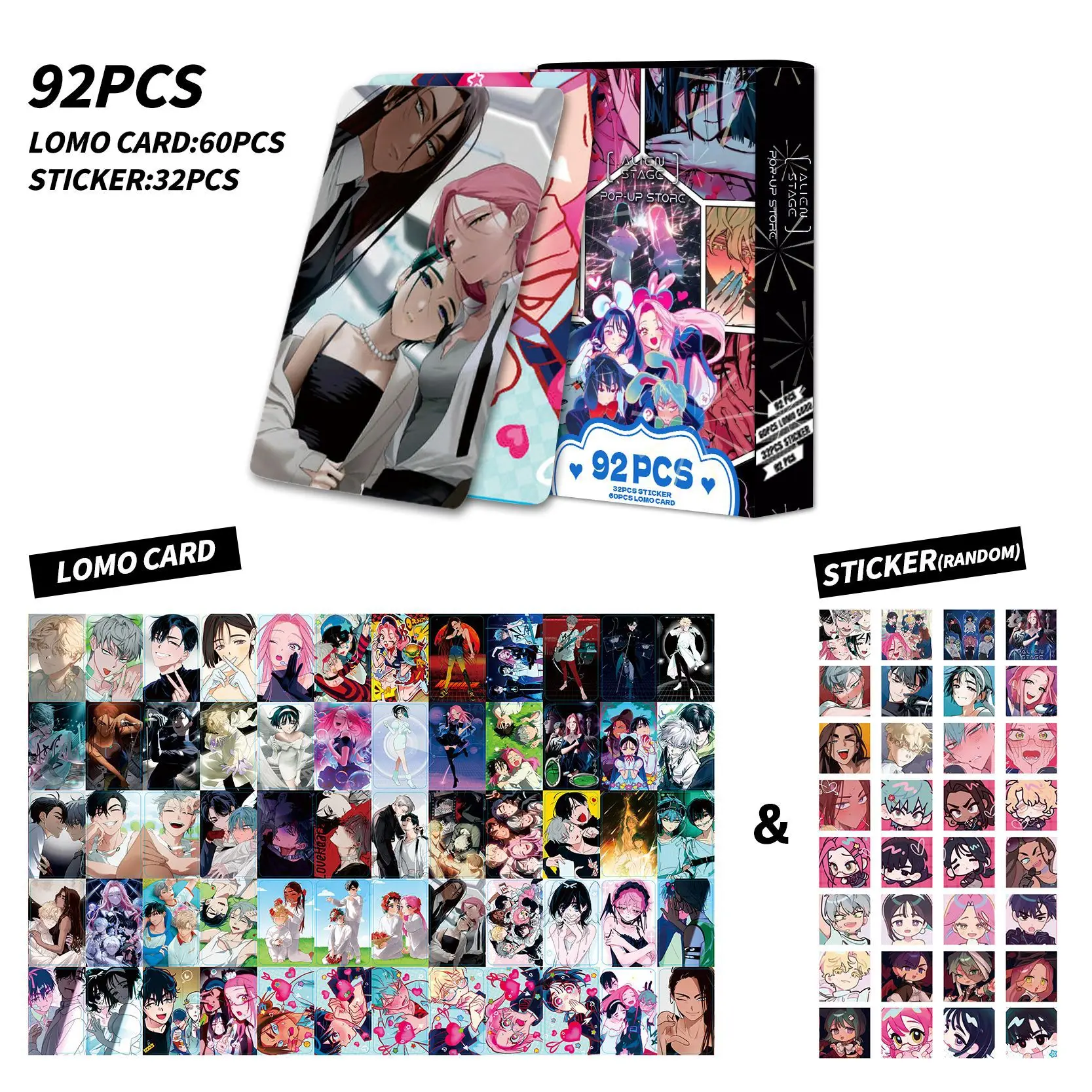 92 stuks 124 stuks LOMO-kaart, - Table Tennis Double recensie en prijs