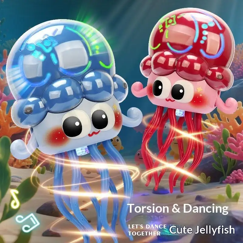 LED Illuminated Dancing Octopus Toy Perfect for Stress Relief and Playtime