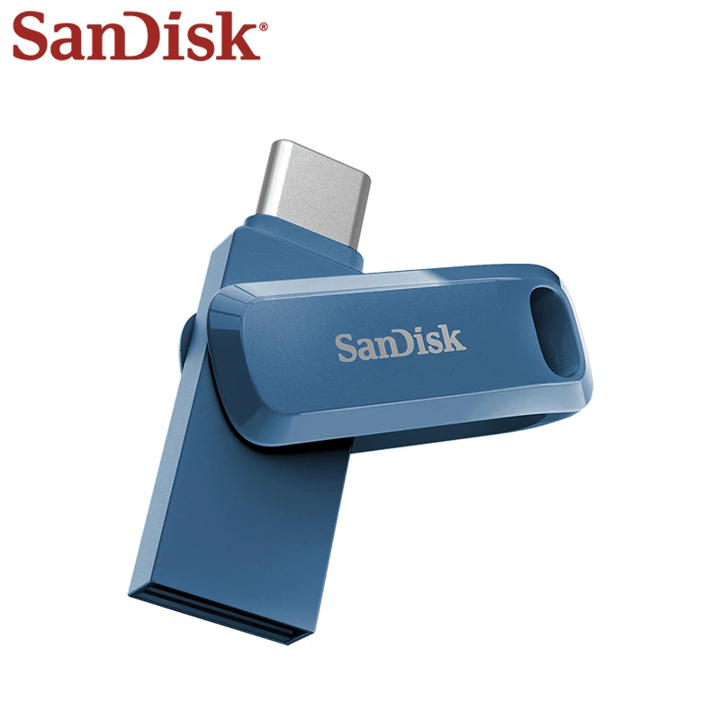 Original SanDisk DC3 OTG USB 3.1 Type C Flash Drive 64GB 128GB 256GB 512G Ultra Dual Drive Go Memory Stick Pendrive for Phone PC