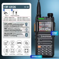 Baofeng UV26 Walkie Talkie GPS APSR Multi Band Bluetooth Programming Recording Wirless Copy Frequency Type-C Long Range Two Way
