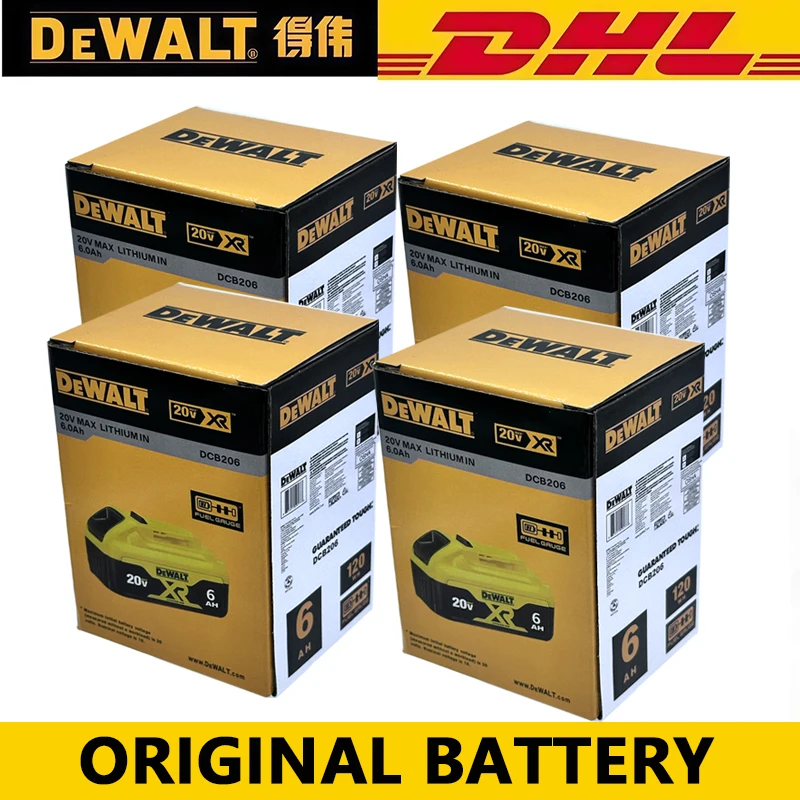 2AH 5AH 6Ah 9Ah Original Dewalt 20V Battery  For DCB200  DCB606 DCD609 18v dewalt outillage dewalt power tools Battery
