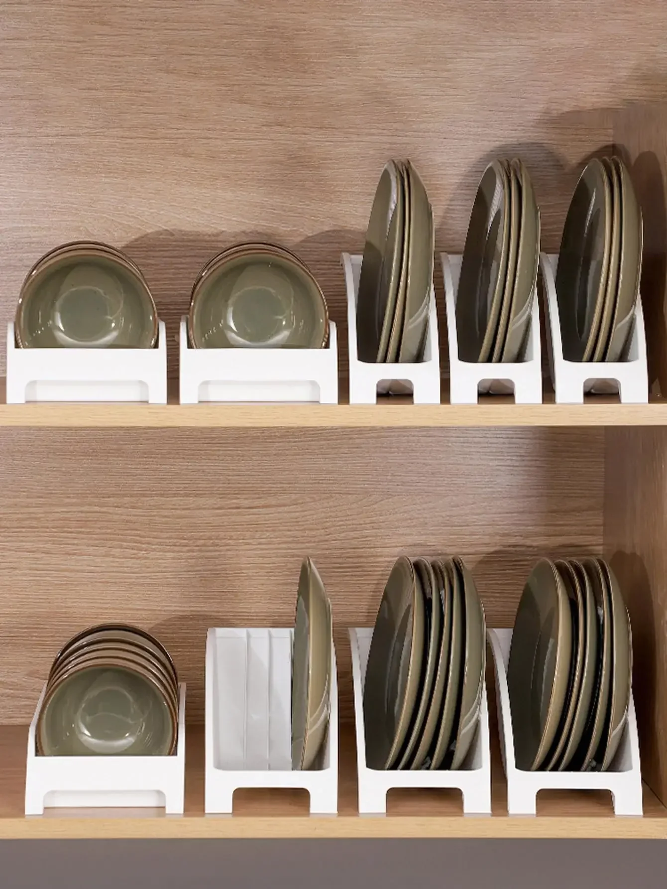 

1PC Carbon steel Cabinet Shelves Plates and Dishes Rack Bowl Cup Rack Multifunctional Organizer Kitchen Supplies Holder Cosina