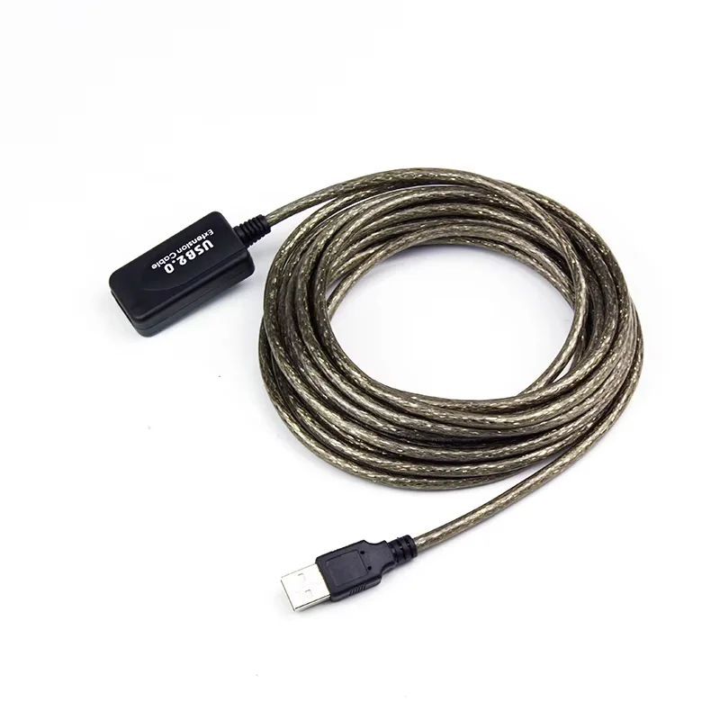 

High Speed USB2.0 extension cable Male to Female with Signal Amplifier USB Adapter For Laptop PC A To B Printer Scanner 10m/15m