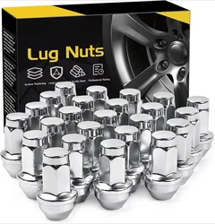 M14x2.0 Lug Nuts - Replacement for 2003-2014 Ford F150 Expedition Lincoln Navigator Factory Wheels - 24pcs 13/16 Hex 2