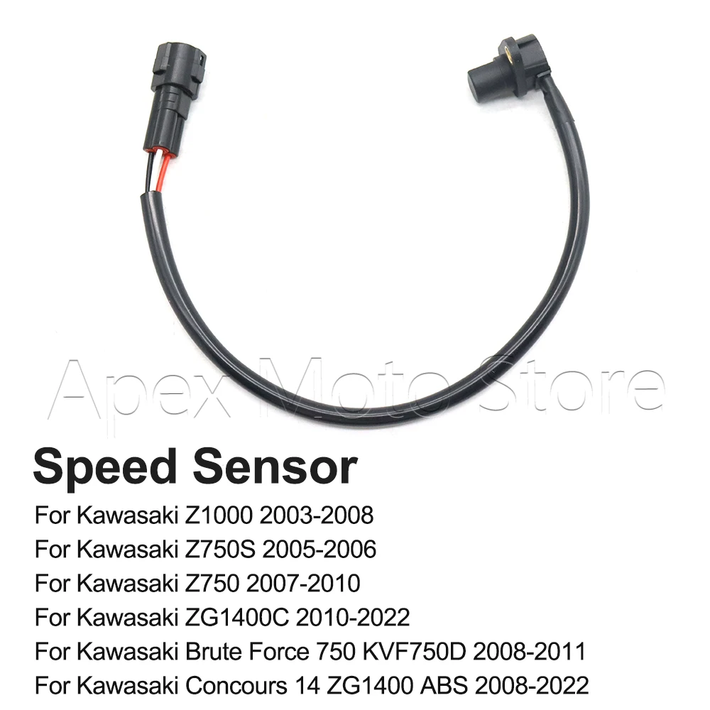 

For Kawasaki Z1000 Z750 Z750S ZG1400C Brute Force 750 KVF750D Concours 14 ZG1400 ABS Motorcycle Speedometer Drive Speed Sensor