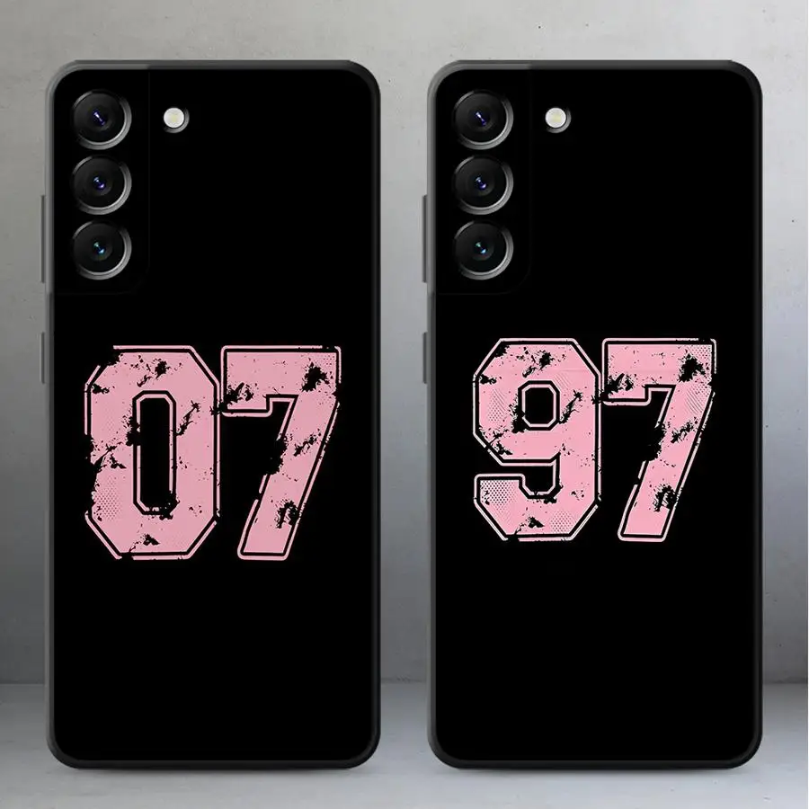 Football Number Case for Samsung Galaxy A57 A52 A36 A24 A26 A25 A53 A35 A32 A23 A55 A73 A51 A37 A22 Phone Cover A72 A71