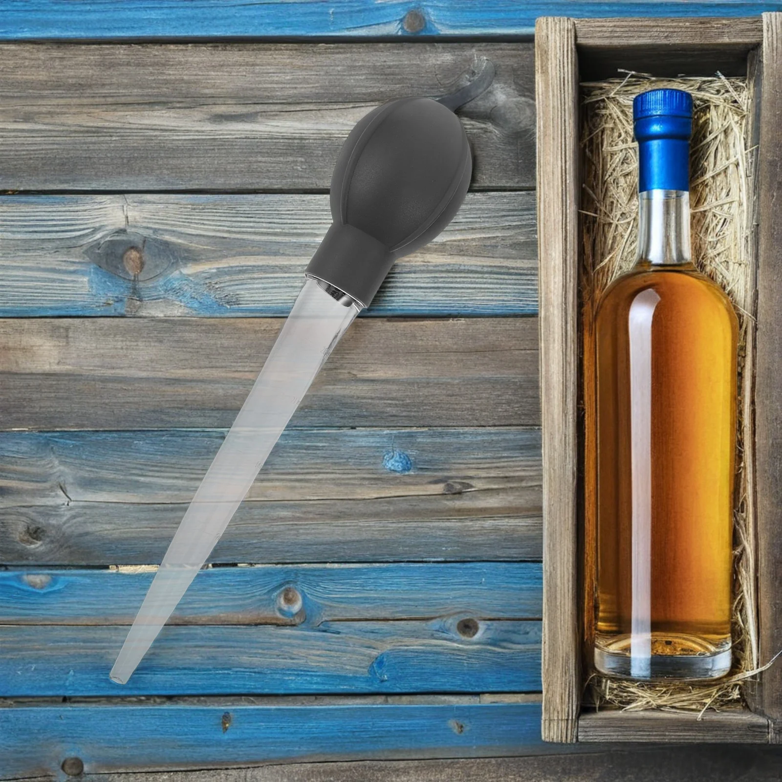 

2pcs Red Wine Sampling Pump 28Ml Food Grade Transfer Dropper For Wine Cellar Kitchen Brewer Tools Pipette Cooking Oil Candy