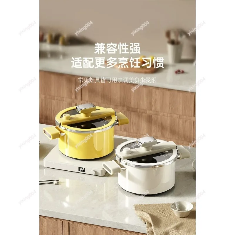 

Titanium Enamel Casserole Universal Cookware for Home Soup & Braise Cooking