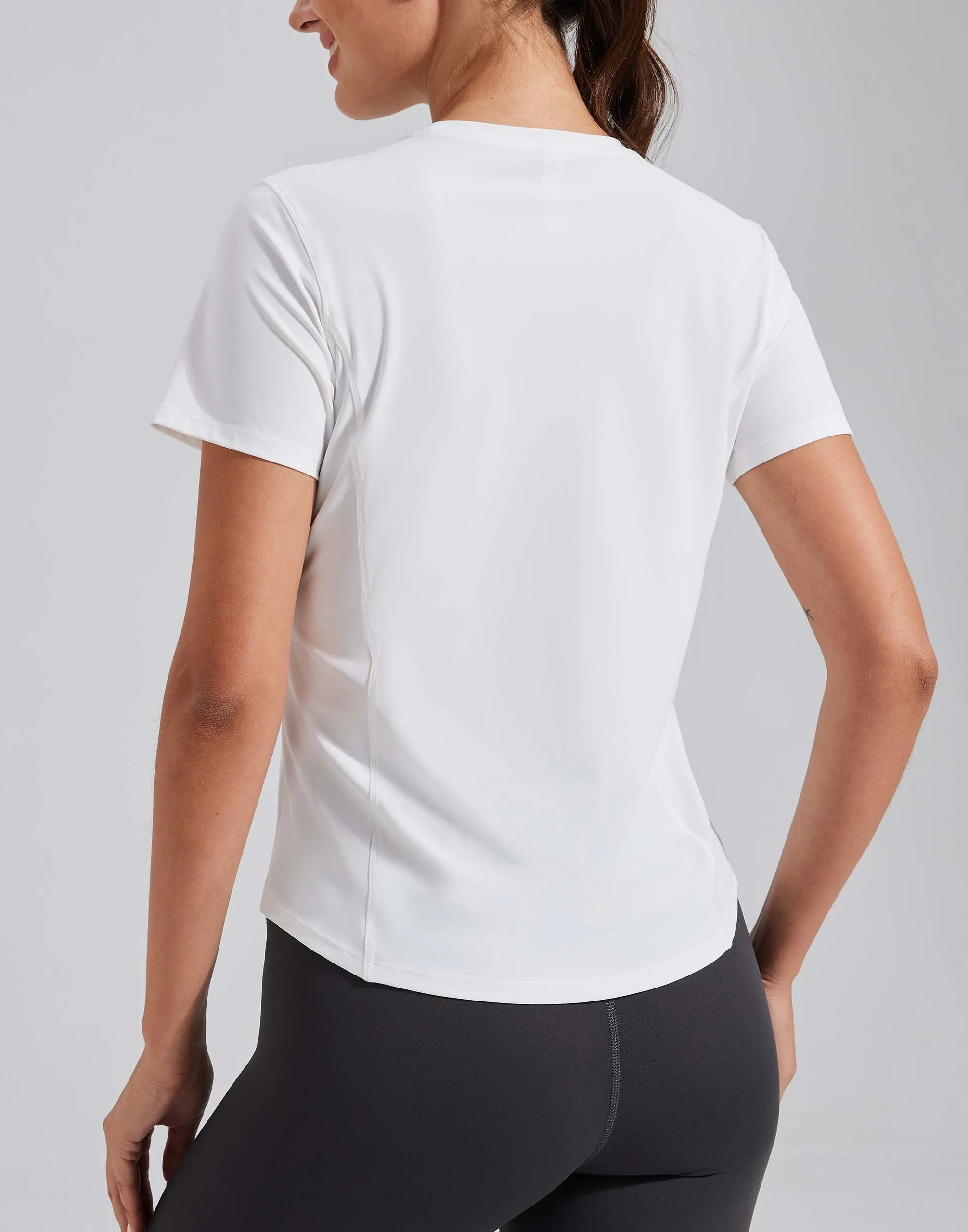 Pioneer Camp Women's Summer Quick Dry Workout Shirt UPF 50+ Shirt Sleeve Athletic Top Wicking Tees Gym Yoga Running Shirts