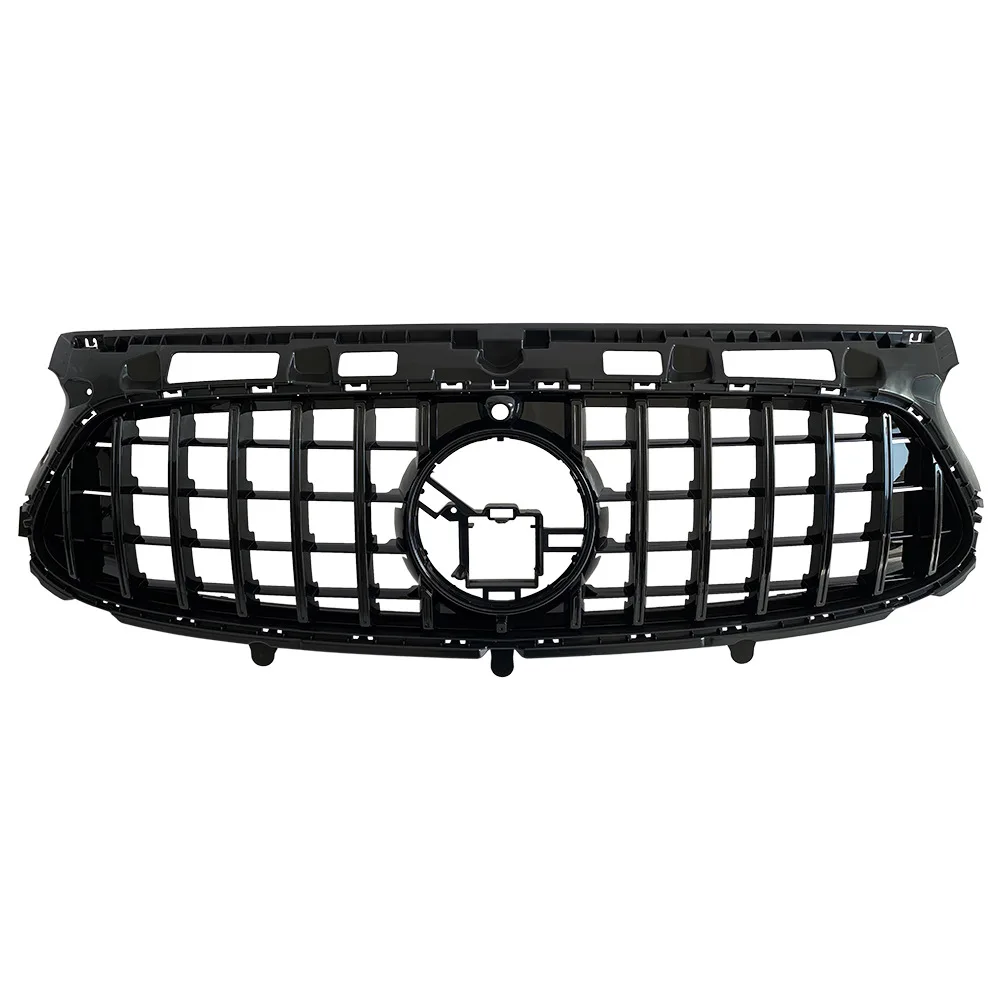 GT Style Front Bumper Grille For Mercedes Benz GLA Class Sport H247 GLA 200 250 2020-2023 Car Kidney Bumper Grills Body Kits