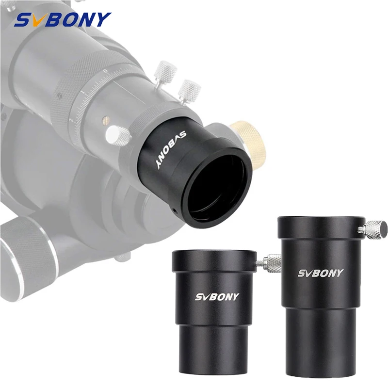 Imagem -01 - Polegadas Telescópio Ocular Extensão Tubo Adaptador Versátil 56 mm 70 mm Sv157 Svbony1.25 polegadas telescopio ocular extensao tubo adaptador versatil 56 mm 70 mm sv157 svbony125 01