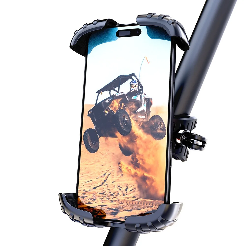 

Rotatable Electric For-Bicycle Phone Holder Black For-iPhone Riding MTB Bike Motorcycle Stand Bracket Non-slip Cycling Parts