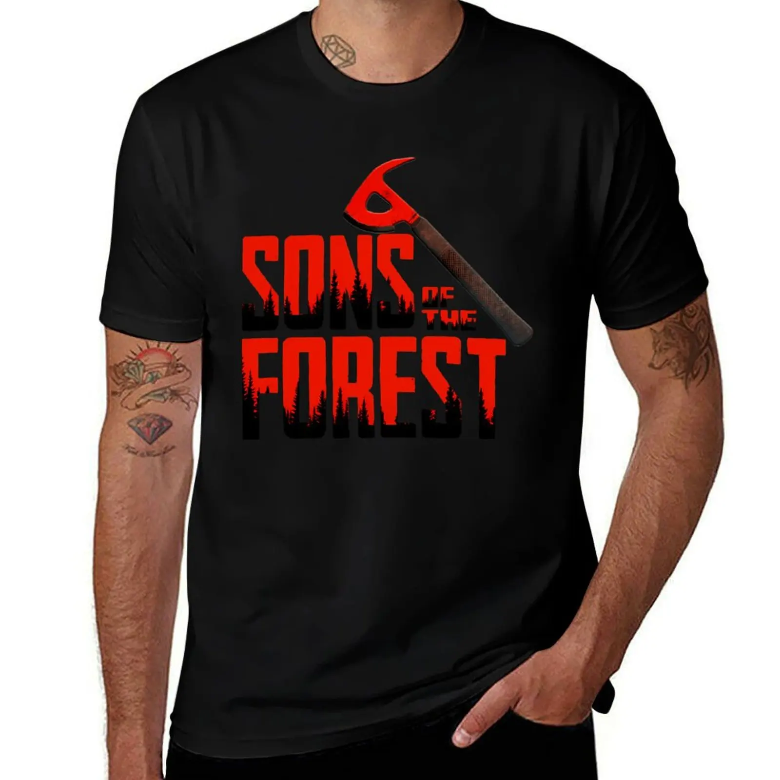 

The Forest 2 - Sons Of The Forest Game T-Shirt cheap stuff quick drying anime figures graphic t shirts plus size men clothing