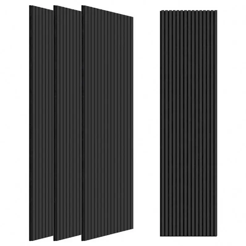 Akupanel Akustikpaneel 3D Timber Wooden Decorative Slat Absorbing Sound Hanging Acoustic Wood Wall Panel