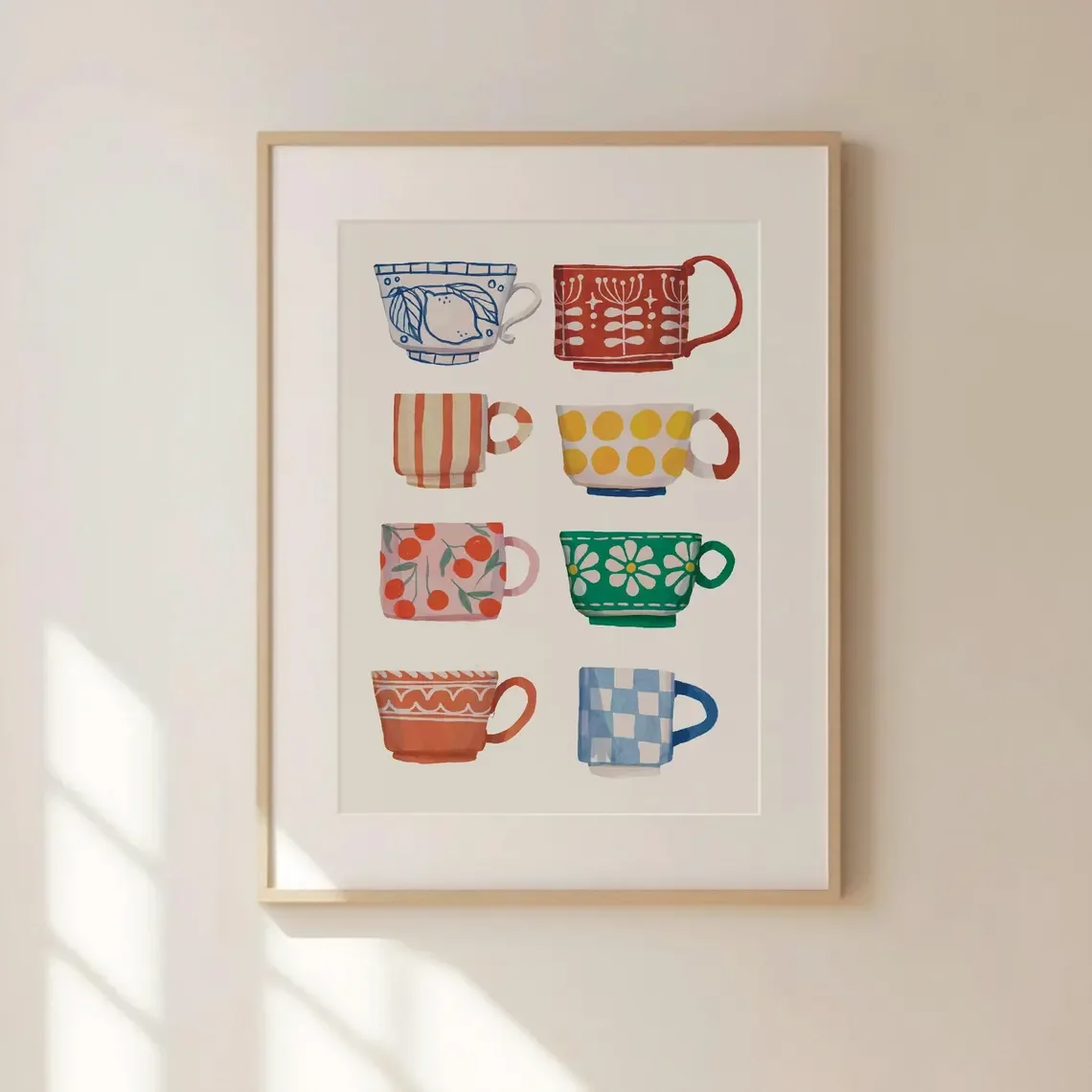 Tea Cup Print, Breakfast poste - đánh giá và giá Coffee Tea Poster