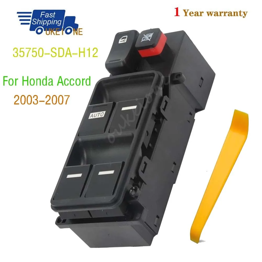 

35750-SDA-H12 For Honda Accord Sedan 4-door 2003-2007 Electric Power Window Switch lifter Control regulator Button Car Parts