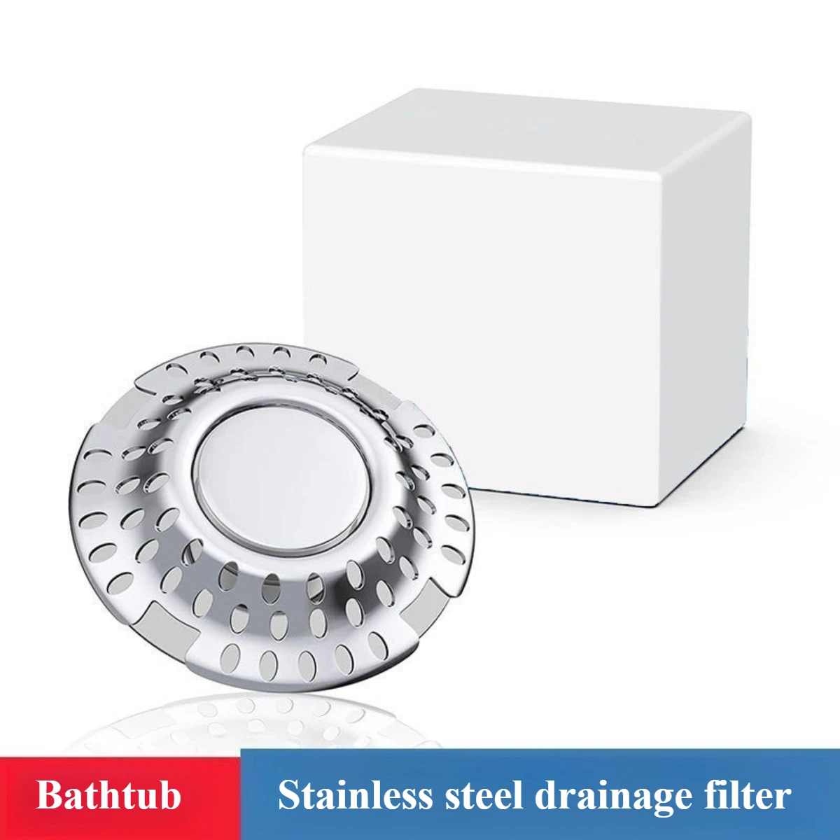 

Пробка для ванны 2 в 1, дренажный фильтр, ловушка для волос, противозасоряющаяся сливная крышка, простая установка, аксессуары для ванны для ванной комнаты