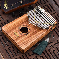 17 Keys Kalimba Music Keyboard Beginner Kalimbas Professional Musical Instruments Accessories Finger Piano for Children Gift