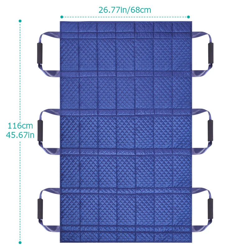 Lefeke Patient Elderly Transfer Moving Sheet Belt Nursing Bedridden Positioning Lift Belt Pad Mat Reinforcement Strap