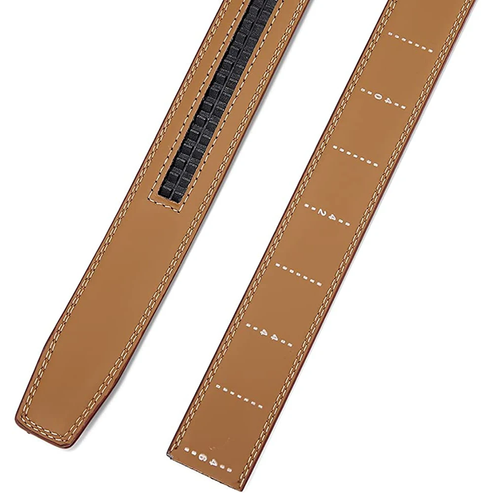 Men Belt Genuine Leather Belts Without Buckle Cowskin Casual Belts Business Male Fashion Designer Brand Belt Women