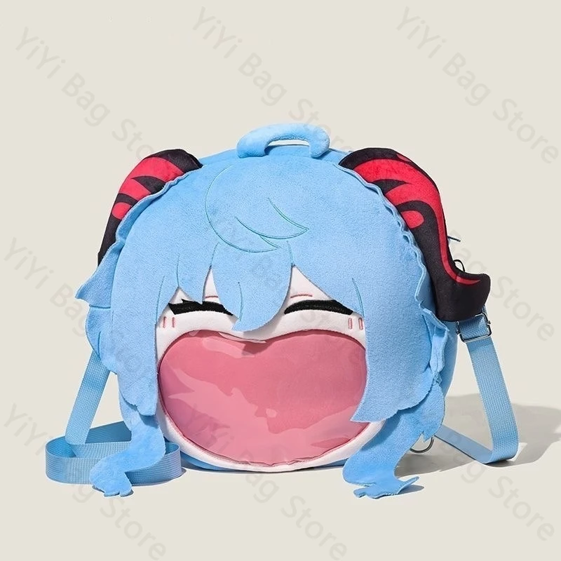 

Genshin Impact Ganyu Plush Itabag Cartoon Fashion Women Men Backpack Harajuku Streetwear Anime Student ACG Kawaii Shoulder Bag
