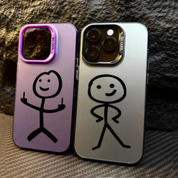 Cartoon Matchman Design TPU Basic Phone Case For iPhone 17 16 14 13 12 11 15 Pro Max 16 Plus 17 Air 16E Shockproof Bumper Cover