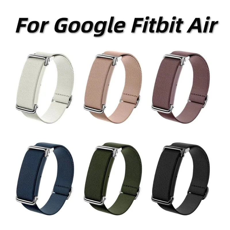 Nylon Strap For Google Fitbit Air Adjustable Metal Buckle Sport Loop Breathable Replacement Wristband Smartwatch Accessories
