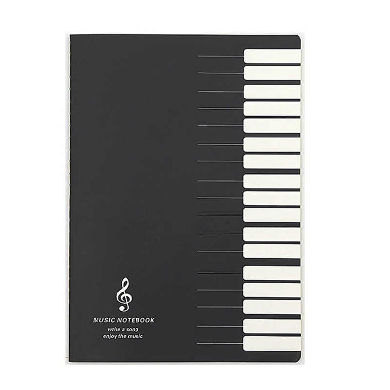 Fünf Zeilen Musiknoten Notebook Musik Tab Mitarbeiter stave Notebook