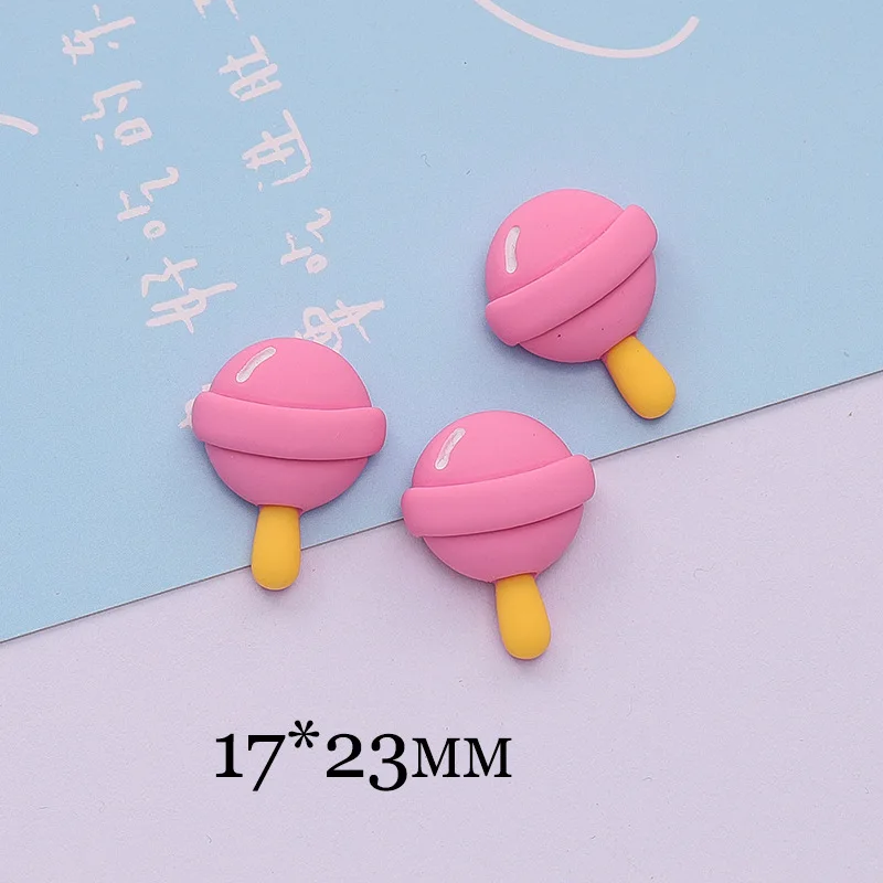 10Pcs Miniature Ice Cream Resin Cabochon Kawaii Simulation Cake Cookies Foods DIY Scrapbooking Jewelry Charms Accessories