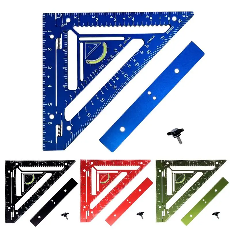 Innovative Rafter Square Tool Multi-purpose Square Tool Carpentry Squares Right Angle Ruler Multifunctional Rafter Square