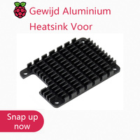 Waveshare Gewijd Aluminium Heatsink Voor Raspberry Pi Compute Module 4 CM4, Notched Voor Antenne