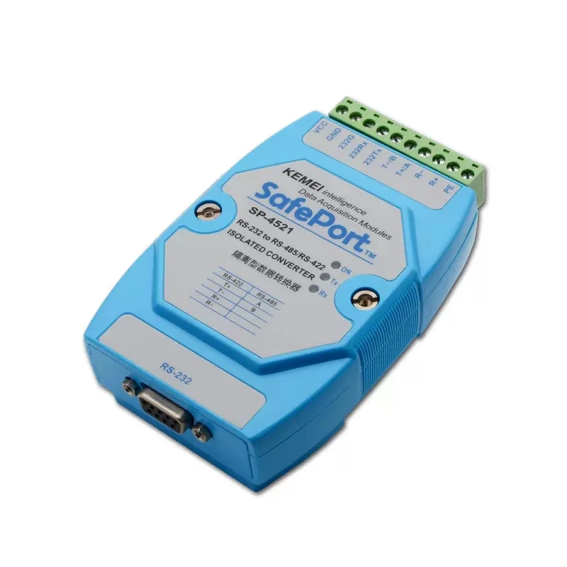 RS 232/RS 485/RS 422 Active Isolation Converter Bidirectional Lightning Protection Industrial Serial Module