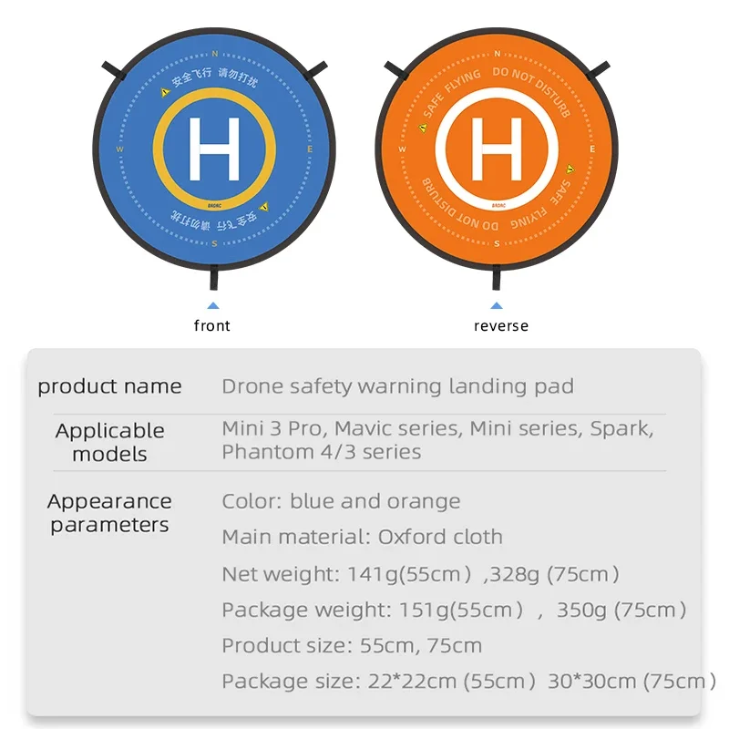 طوي الهبوط الوسادة ل DJI AVATA/Mini 3 برو الطائرة بدون طيار وقوف السيارات المئزر حصيرة ل DJI Mavic 3 برو/الهواء 2/MINI 2 الطائرة بدون طيار الملحقات