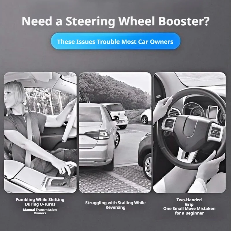 SEAMETAL Car Steering Wheel Spinner Knob Booster Ball Precision Bearing Power Handle Effortless Helper Universal