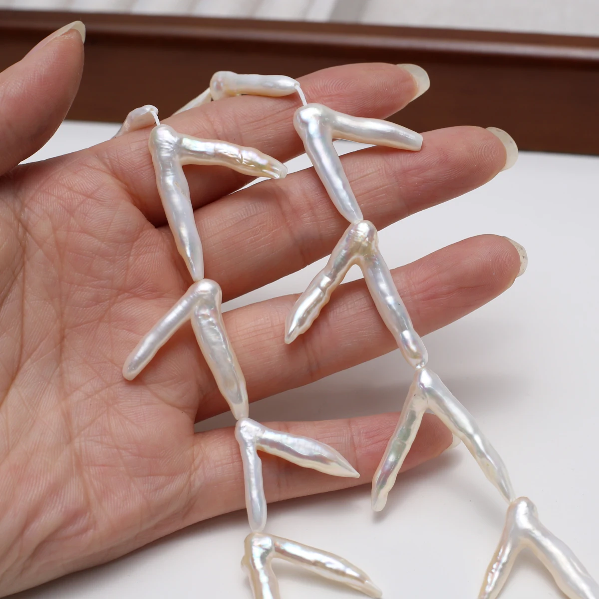 

High-quality Baroque Irregular Chicken-claw-shaped Natural Freshwater Pearls Beads for Jewelry Making DIY Necklace Accessories