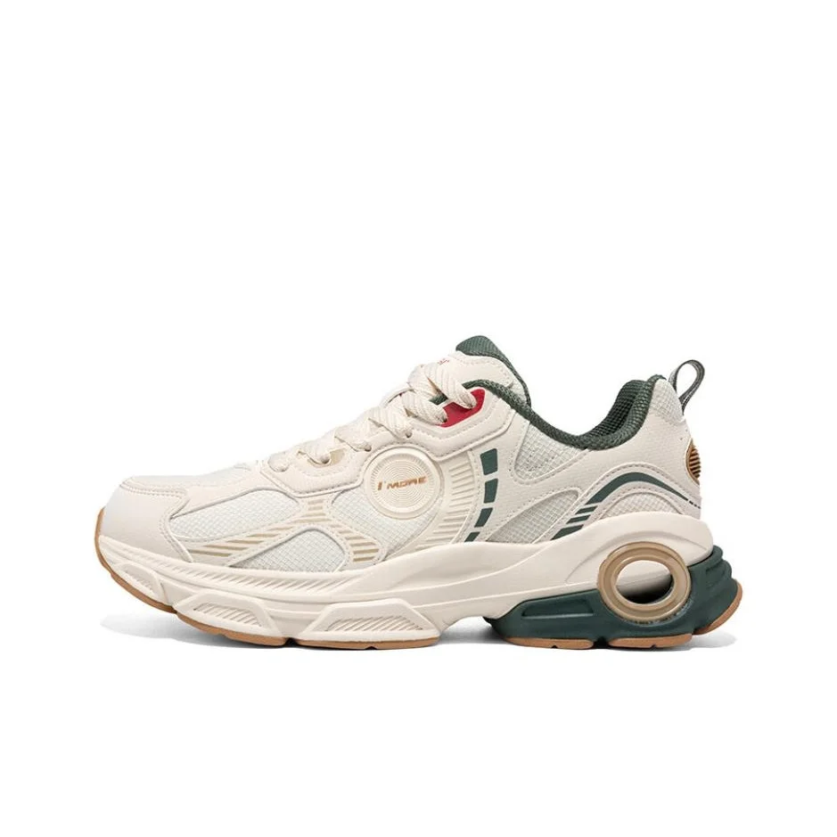 361 Slip Resistant Abrasion Resistant Low top Casual Shoes Men's Beige Green 572516760/
