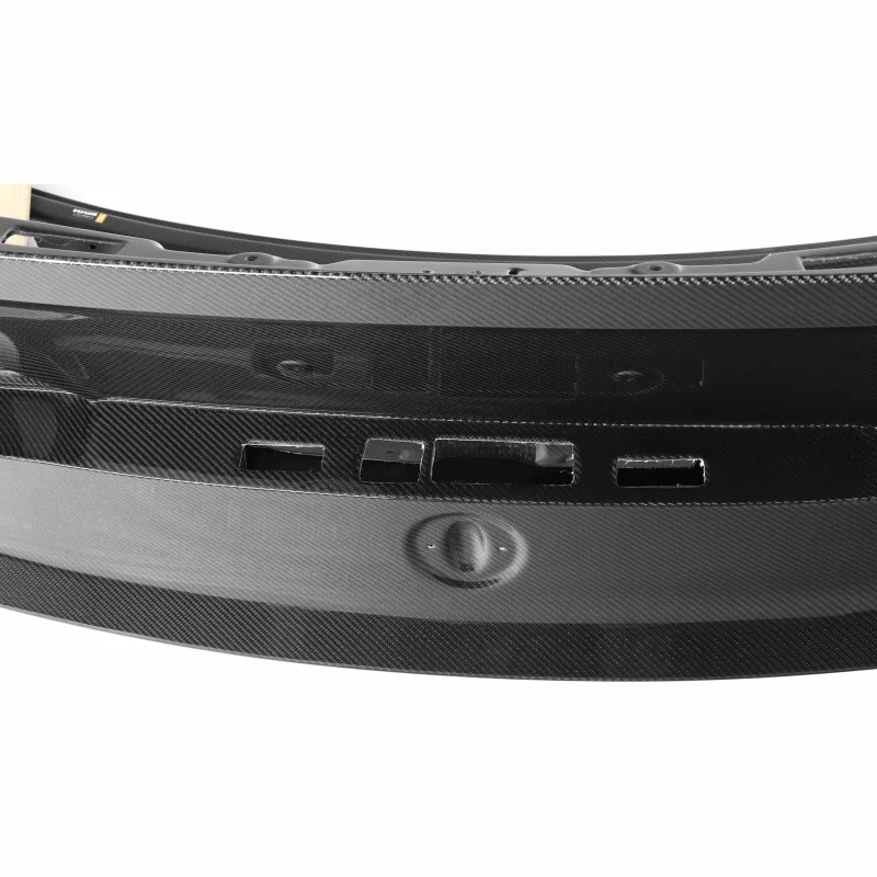 

G20 M3 G80 2021+ Задняя крышка багажника в стиле CSL из карбона с двойными боковыми вставками, прочный внешний модифицированный обвес
