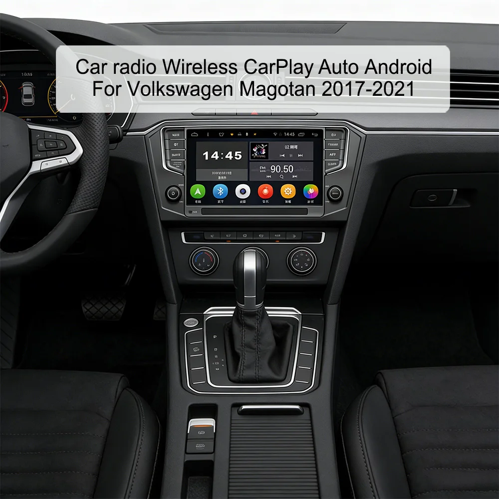 

9-дюймовый IPS автомобильный радиоприемник на Linux для Volkswagen Magotan 2017-2021 с беспроводным CarPlay, Android Auto, 4G LTE, Wi-Fi и Bluetooth