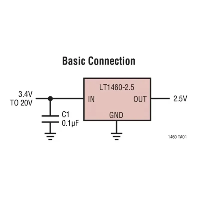 LT1460 LT1460HCS3-2.5 LT1460JCS3-2.5 LT1460KCS3-2.5 - Micropower Precision Series Reference Family