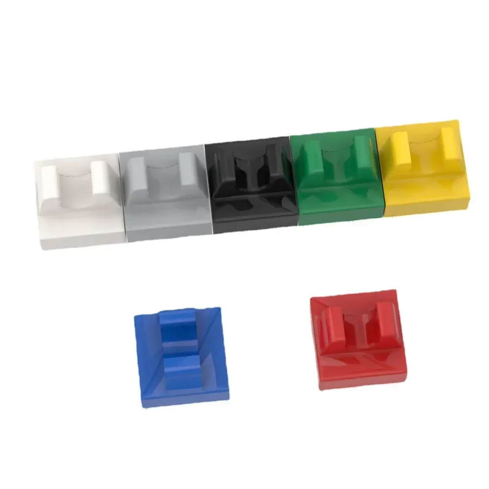 10 STKS High-Tech Monteren Deeltje 15712 1x1 Verticale Klemplaat 12825 2555 Baksteen Bouwstenen Kit Vervangbaar Deel Speelgoed