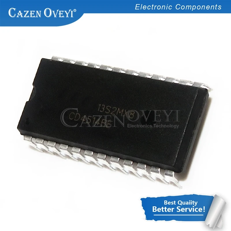 5 pçs/lote CD4514BE CD4514 = TC4514BP TC4514 DIP-24 Em Estoque